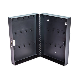 CONTROLTEK® Combination Lockable Key Cabinet, 28-Key, Metal, Black, 7.75 x 3.25 x 11.5 (CNK500127)