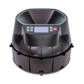 CONTROLTEK® Coin Counter, Dimes, Nickels, Pennies, Quarters, 14.2 x 13.4 x 11, Black (CNK525521)