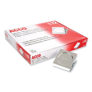 ACCO Magnetic Clips, 1", Silver (ACC72132)