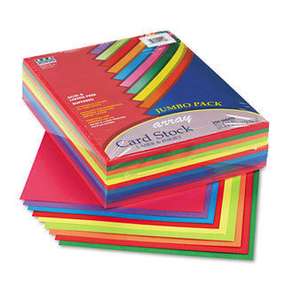 Pacon® Array Card Stock, 65lb, 8.5 x 11, Assorted Lively Colors, 250/Pack (RIV01199)