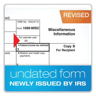 Adams® 1099-MISC Five-Part Laser Forms and Envelopes, Five-Part Carbonless, 8.5 x 5.5, 10/Pack (TOP22907KIT)