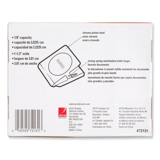 ACCO Magnetic Clips, 0.88", Silver (ACC72131)