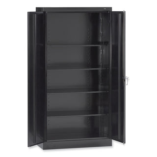 Tennsco Standard Storage Cabinet, 72"-High, 36" x 18", Black (TNN1470BK)