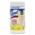 LYSOL® Brand Disinfecting Wipes, 7 x 8, Lemon and Lime Blossom, 80 Wipes/Canister (RAC77182EA)