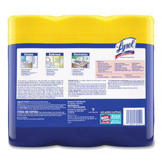 LYSOL® Brand Disinfecting Wipes, 7 x 8, Lemon and Lime Blossom, 35 Wipes/Canister, 3 Canisters/Pack (RAC82159PK) (RAC82159)