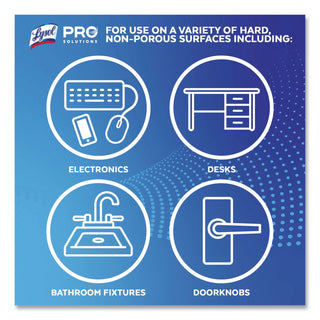 LYSOL® Brand Disinfecting Wipes, 7 x 8, Crisp Linen, 80 Wipes/Canister (RAC89346)