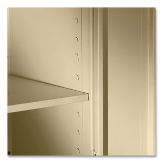Tennsco Locking Storage Cabinet, 78"-High, 36" x 18", Black (TNN1870BK)