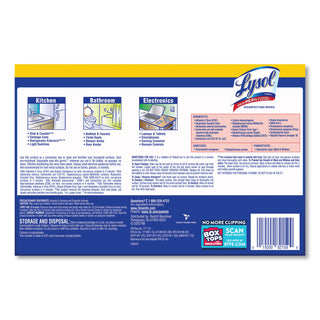 LYSOL® Brand Disinfecting Wipes, 7 x 8, Lemon and Lime Blossom, 35 Wipes/Canister, 3 Canisters/Pack (RAC82159PK) (RAC82159)