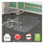 deflecto® SuperMat Frequent Use Chair Mat for Medium Pile Carpet, 46 x 60, Wide Lipped, Clear (DEFCM14432F)