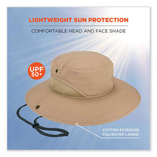ergodyne® Chill-Its 8936 Lightweight Mesh Paneling Ranger Hat, Large/X-Large, Khaki (EGO12599)