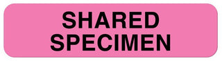 UAL™ Pre-Printed Label Laboratory Use White Paper SHARED SPECIMEN Lab / Specimen 5/16 X 1-1/4 Inch (840191_RL)