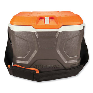 ergodyne® Chill-Its 5170 17-Quart Industrial Hard Sided Cooler, Orange/Gray (EGO13170)