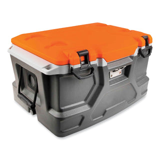 ergodyne® Chill-Its 5171 48-Quart Industrial Hard Sided Cooler, Orange/Gray (EGO13171)