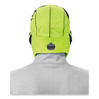 ergodyne® N-Ferno 6802 Classic Trapper Hat, Large/X-Large, Lime (EGO16855)