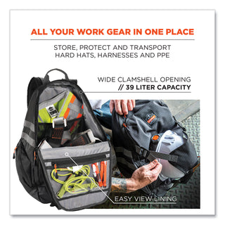 ergodyne® Arsenal 5188 PPE Jobsite Backpack, 7 x 15 x 20, Black (EGO13188)