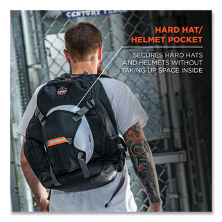 ergodyne® Arsenal 5188 PPE Jobsite Backpack, 7 x 15 x 20, Black (EGO13188)
