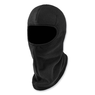 ergodyne® N-Ferno 6893Z Balaclava w/ Zipper for Bump Cap Insert, Polyester Fleece, One Size Fit Most, Black (EGO16894)