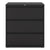 Alera® Lateral File, 3 Legal/Letter/A4/A5-Size File Drawers, Black, 36" x 18" x 39.5" (ALEHLF3641BL)