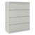 Alera® Lateral File, 4 Legal/Letter-Size File Drawers, Light Gray, 42" x 18" x 52.5" (ALEHLF4254LG)