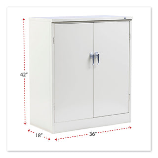 Alera® Assembled 42" High Storage Cabinet, w/Adjustable Shelves, 36w x 18d, Putty (ALE84106)