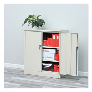 Alera® Assembled 42" High Storage Cabinet, w/Adjustable Shelves, 36w x 18d, Putty (ALE84106)