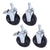 Alera® Optional Casters For Wire Shelving, 600 lbs/Caster, Gray, 4/Set (ALESW590004)