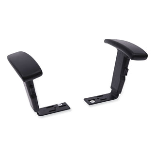 Alera® Height Adjustable T-Arms, Interval and Essentia Series Chairs/Stools, Black (ALEIN49AKA10B)