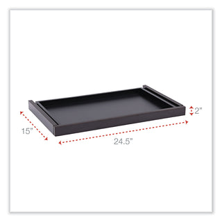 Alera® Valencia Series Center Drawer, 24.5w x 15d x 2h, Espresso (ALEVA312414ES)