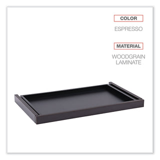 Alera® Valencia Series Center Drawer, 24.5w x 15d x 2h, Espresso (ALEVA312414ES)