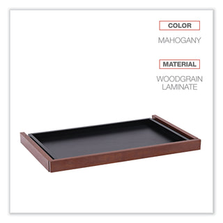 Alera® Valencia Series Center Drawer, 24.5w x 15d x 2h, Medium Cherry (ALEVA312414MC)