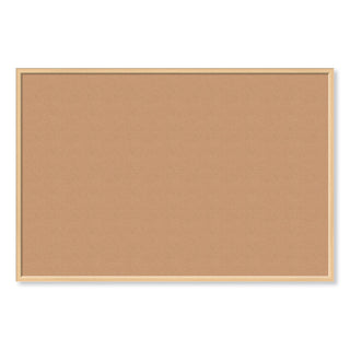 U Brands Cork Bulletin Board, 70 x 47, Natural Surface, Birch Frame (UBR2872U0001)