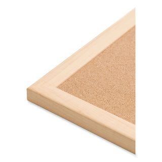 U Brands Cork Bulletin Board, 70 x 47, Natural Surface, Birch Frame (UBR2872U0001)
