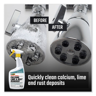 CLR PRO® Calcium, Lime and Rust Remover, 32 oz Spray Bottle, 6/Carton (JELCLR32PRO)