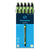 Schneider® Xpress Fineliner Porous Point Pen, Stick, Medium 0.8 mm, Black Ink, Black/Green Barrel, 10/Box (RED190001)
