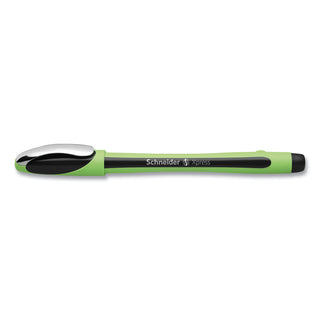 Schneider® Xpress Fineliner Porous Point Pen, Stick, Medium 0.8 mm, Assorted Ink Colors, Green Barrel, 3/Pack (RED190093)