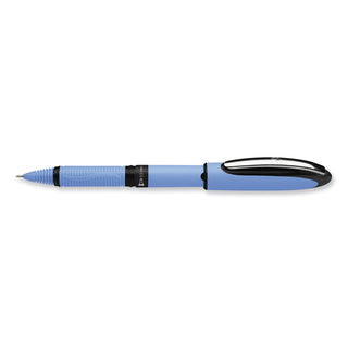 Schneider® One Hybrid N Roller Ball Pen, Stick, Fine 0.5 mm, Black Ink, Blue Barrel, 10/Box (RED183501)