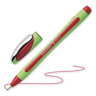 Schneider® Xpress Fineliner Porous Point Pen, Stick, Medium 0.8 mm, Assorted Ink Colors, Green Barrel, 3/Pack (RED190093)
