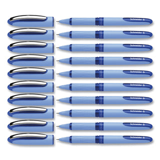 Schneider® One Hybrid N Roller Ball Pen, Stick, Extra-Fine 0.3 mm, Blue Ink, Blue Barrel, 10/Box (RED183403)