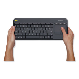 Logitech® Wireless Touch Keyboard K400 Plus, Black (LOG920007119)