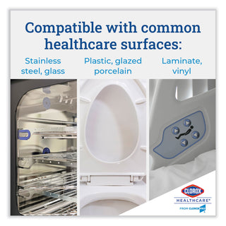 Clorox Healthcare® Bleach Germicidal Wipes, 12 x 12, Unscented, 110/Refill, 2/Carton (CLO30359)