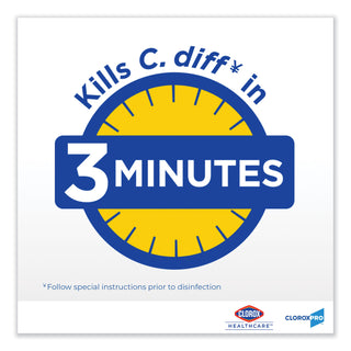 Clorox Healthcare® Bleach Germicidal Wipes, 12 x 12, Unscented, 110/Canister, 2/Carton (CLO30358)