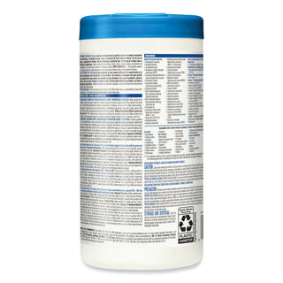 Clorox Healthcare® Bleach Germicidal Wipes, 6 3/4 x 9, Unscented, 70/Canister (CLO35309)