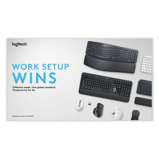 Logitech® MK540 Wireless Combo, 2.4 GHz Frequency/30 ft Wireless Range, Black (LOG920008671)