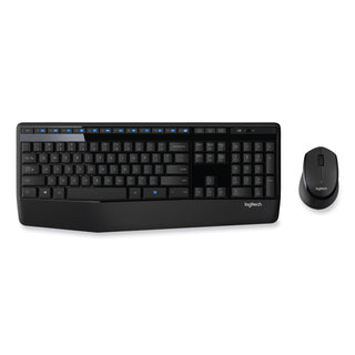 Logitech® MK345 Wireless Combo, 2.4 GHz Frequency/30 ft Wireless Range, Black (LOG920006481)