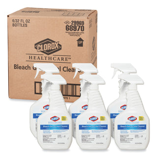 Clorox Healthcare® Bleach Germicidal Cleaner, 32oz Spray Bottle, 6/Carton (COX68970)
