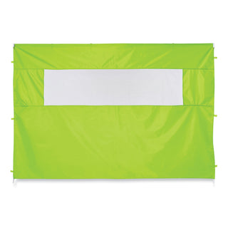 ergodyne® Shax 6092 Pop-Up Tent Sidewall with Mesh Window, Single Skin, 10 ft x 10 ft, Polyester, Lime (EGO12989)