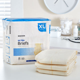 McKesson Ultra Unisex Adult Incontinence Brief X-Large Disposable Heavy Absorbency (800833_CS)