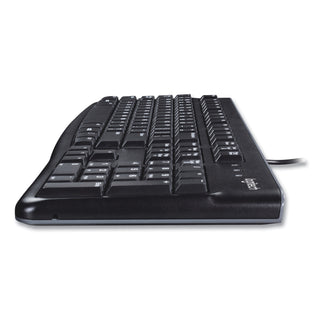 Logitech® MK120 Wired Keyboard + Mouse Combo, USB 2.0, Black (LOG920002565)