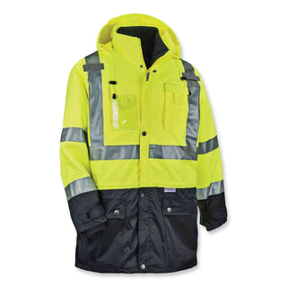 ergodyne® GloWear 8388 Class 3/2 Hi-Vis Thermal Jacket Kit, 2X-Large, Lime (EGO25536)