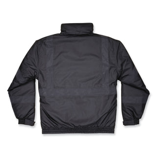 ergodyne® GloWear 8377EV Non-Certified Hi-Vis Quilted Bomber Jacket, Black, 2X-Large (EGO25646)
